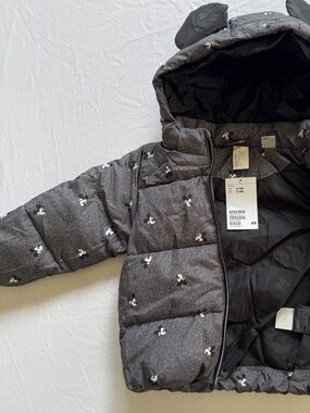 NWT H&M Disney Mickey Mouse coat, 12-18M